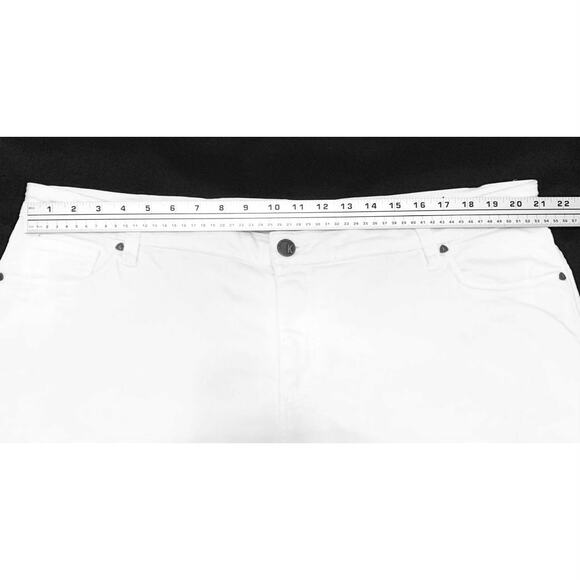 Kut From the Kloth Womens Jeans 18W Catherine Slouchy Boyfriend White Stretch - Picture 7 of 16